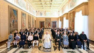 Audiencia del Papa a la Familia Calasancia