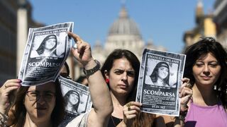Concentración ante el Vaticano para pedir información sobre Emanuela Orlandi