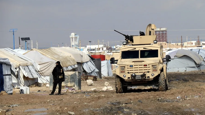 Campos de refugiados en el norte de Siria