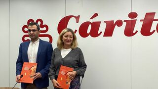 Presentación del informe en la sede de Cáritas