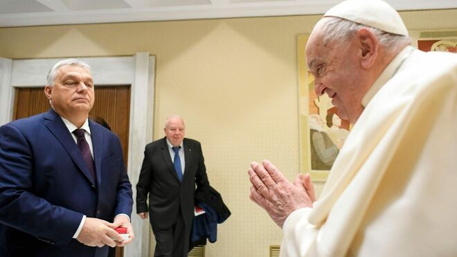 Francisco, con Viktor Orban