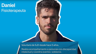 Daniel, voluntario de San Juan de Dios