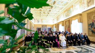 Audiencia del Papa a Cáritas Toledo