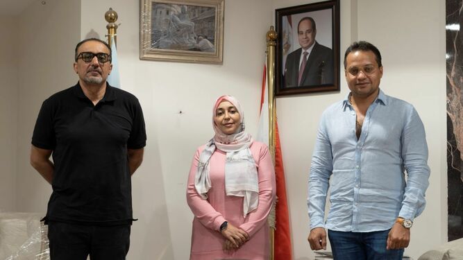 Wahid Nai, Sahar Daif y el doctor Michael Ibrahim