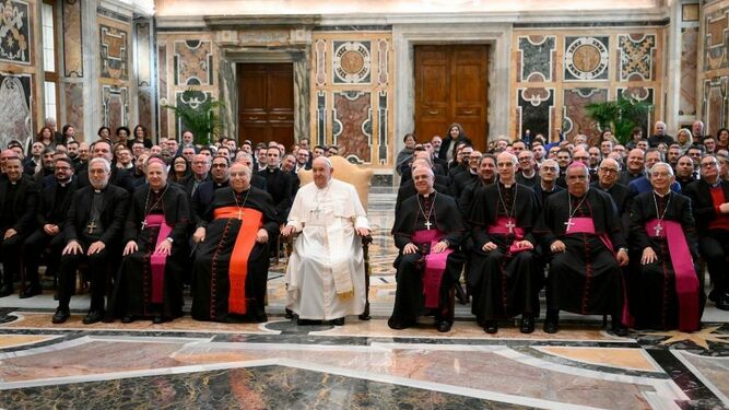 Audiencia al Estudio Teológico San Paolo de Catania