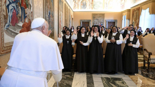 Papa saluda a carmelitas del Espíritu Santo