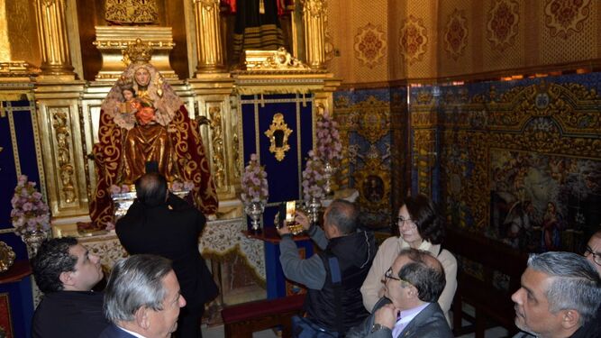 Miembros de las hermandades catalanas en Sevilla