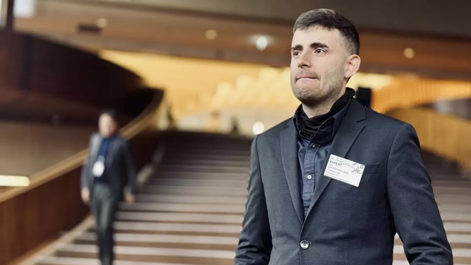 Juan Cuatrecasas en Estrasburgo