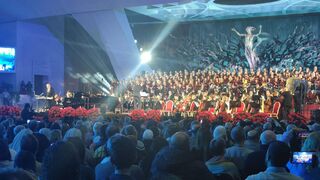 Concierto con los pobres en el Vaticano