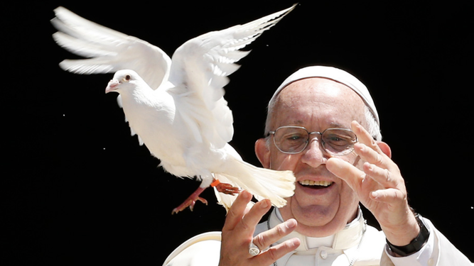 El papa grita por la paz