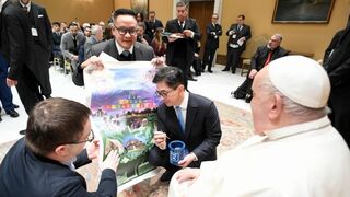 El Papa, con el Foro de Economía Humana