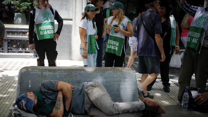 Protesta en Buenos Aires