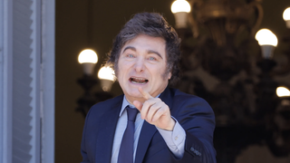 El presidente Milei