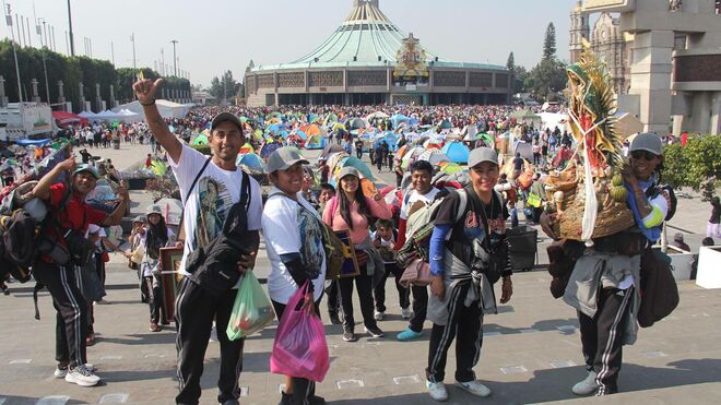 12.3 millones de personas visitaron a la Virgen de Guadalupe en su día