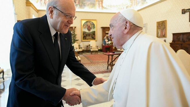 Francisco y Najib Mikati
