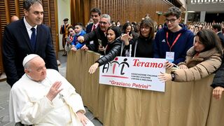 El Papa, con los enfermos de leucemia