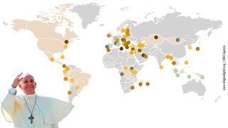 Todos los viajes del papa Francisco (2013-2024)