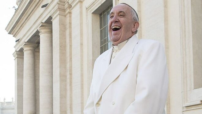 El Papa, y el humor