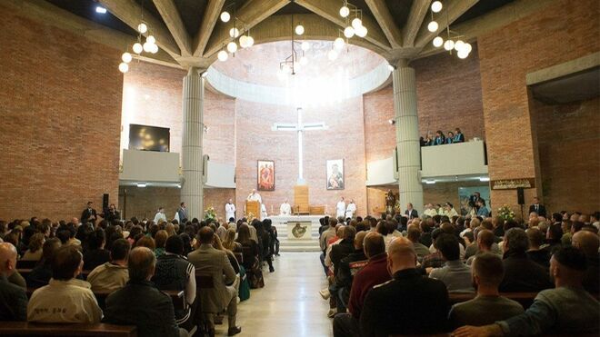 Capilla de la cárcel de Rebibbia, donde se abrirá la Puerta Santa