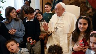 Francisco, con los jóvenes de la Acción Católica italiana
