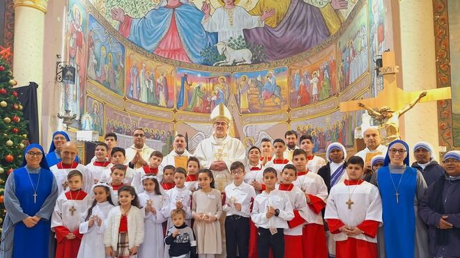 Pizzaballa volvió a Gaza por Navidad
