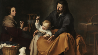 Sagrada Familia del pajarito de Murillo