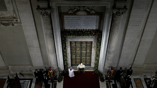 Francisco, ante la Puerta