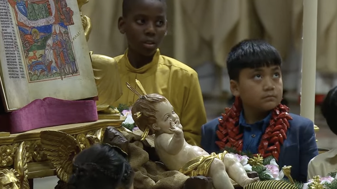 Niños con el niño Jesús