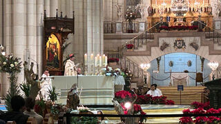 Cobo, en la Misa del Gallo