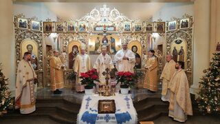 Misa de Navidad en Járkov