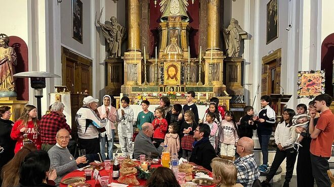 Cena solidaria en Sant'Egidio
