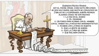 Deseos de Año Nuevo del Papa, por Agustín de la Torre