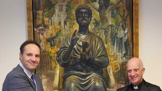 Fisichella, Raúl Berzosa, y el cartel