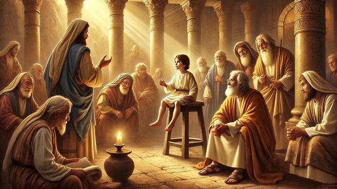 Jesús, con los doctores del Templo