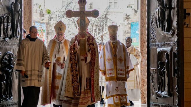 Pizzaballa abrió la Puerta Santa en Jerusalén