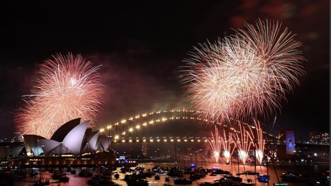 Celebración del nuevo año en Sidney