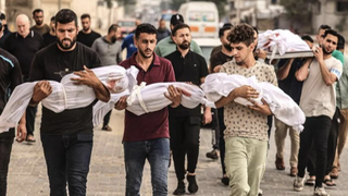 Niños muertos en Gaza