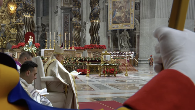 Francisco preside el Te Deum