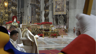 Francisco preside el Te Deum