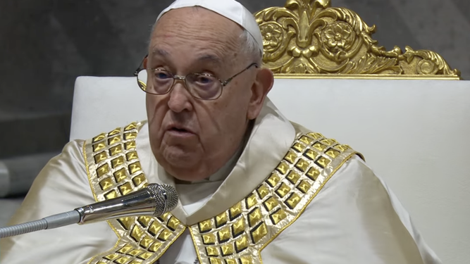 Francisco pronuncia la homilía del Te Deum