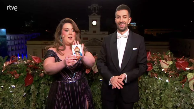 Lalachus y Broncano en las Campanadas de TVE