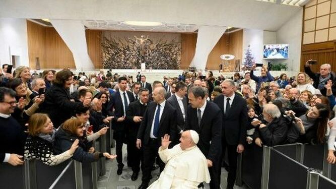 Audiencia con profesores y alumnos de centros católicos