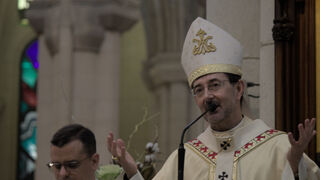 Cobo, durante la homilía