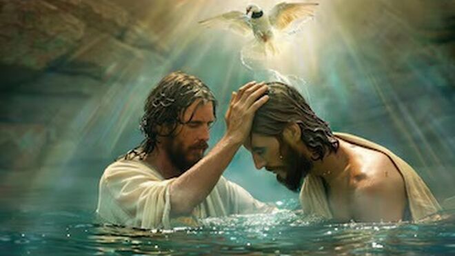 Inmersión de Jesús en el Jordán