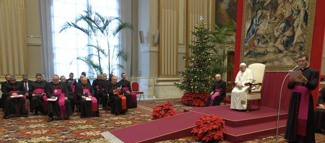 Mensaje del Papa al Cuerpo Diplomático