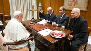 Audiencia Papa Francisco con la PCAL y la OEI