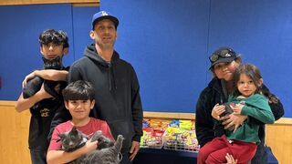 Los Lombardi, familia refugiada en la escuela St. Andrew de Pasadena
