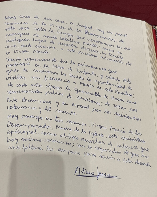 Firma de Arturo Javier García