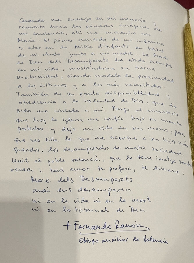 Firma de Fernando Ramón
