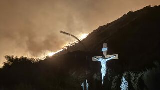 Incendio en Sierra Madre